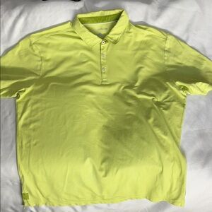 Men's Lime Green Tommy Bahama Polo Performance Shirt - XXL